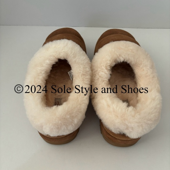 UGG Tazzlita Slippers Chestnut 7 NEW in Box - Picture 4 of 12